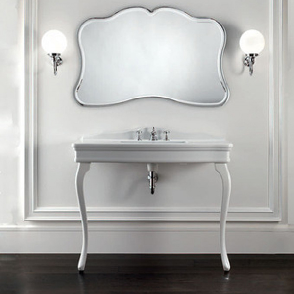 Devon&Devon Colette Консоль 109х57х95см, керамич. раковина. c 3отв, цвет: белый, с 2-мя керамическими ножками, цвет: белый