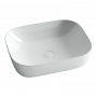 Умывальник чаша накладная прямоугольная Element 505*405*140мм Ceramica Nova белый CN6008