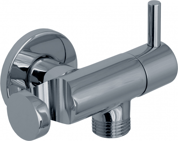 Шланговое подсоединение с держателем и запорным вентилем Vetta Rubinetterie Universal