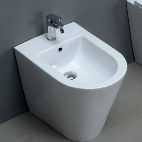 AZZURRA FORMA Биде  приставное  54х37х43см , с 1 отв под смеситель,с креплением, цвет: белый