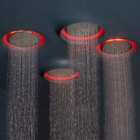 Antonio Lupi Душевая система Meteo In 620 х 620 х 111 мм, с RGB LED подсветкой