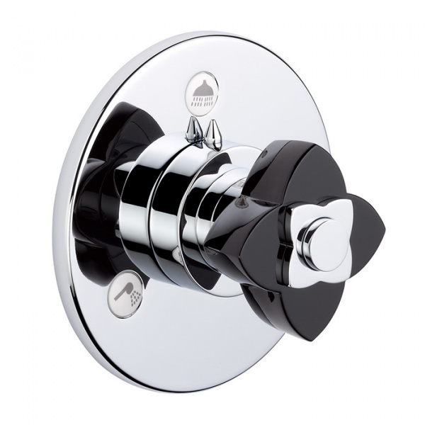 THG Petale De Cristal Noir Переключатель встраиваемый, внешняя часть, цвет: хром