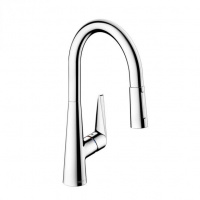 Hansgrohe Talis S, Смеситель для кухни, с выдвижным душем, Цвет: хром