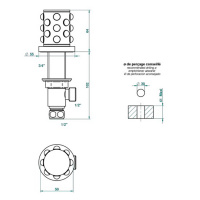THG Mossi cristal clair Вентиль смесителя для раковины, цвет: хром