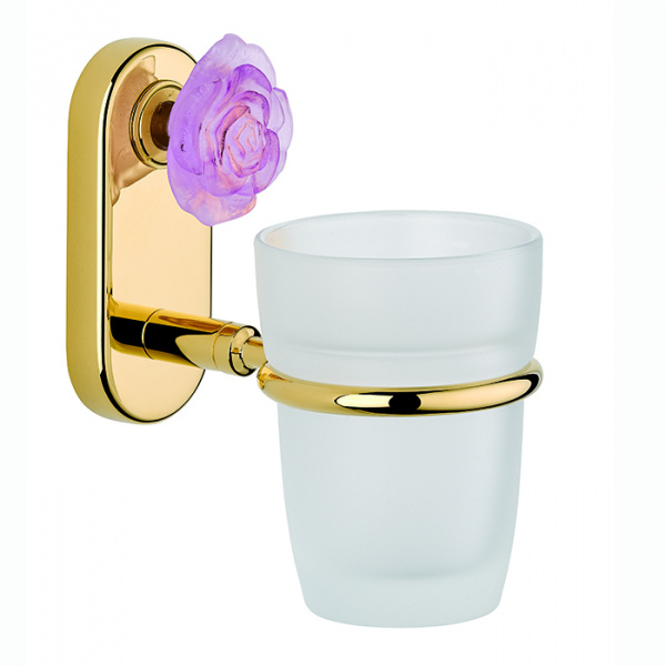 THG Rose Стакан, подвесной, цвет: золото/розовый