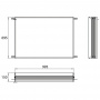EMCO Evo Монтажная рама для встраиваемого зеркального шкафа 100, B99.5xH69.5см