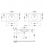 Duravit Darling New Раковина 83x54.5 см, 1 отв., цвет: белый