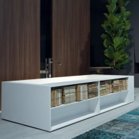 Antonio Lupi Biblio Ванна прямоугольная отдельностоящая, 200х100х53.5см