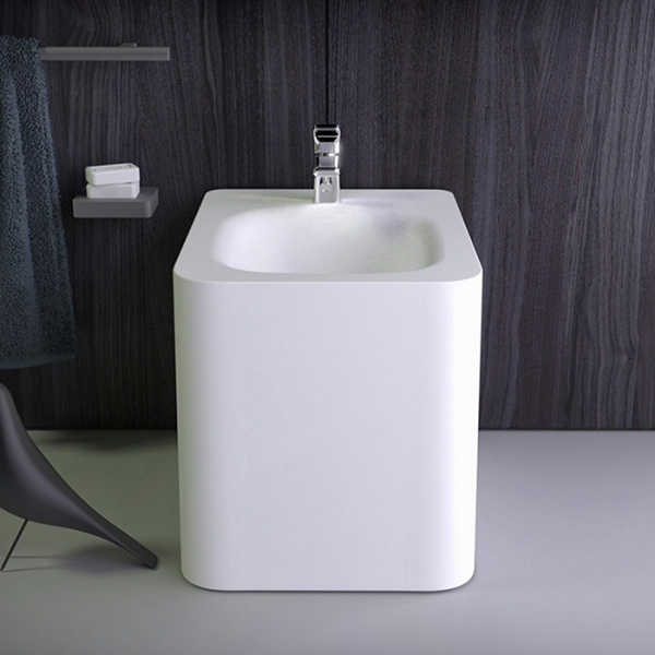 KNIEF Pride Биде напольное 51х41х42 см с 1 отв под смеситель, цвет: белый матовый