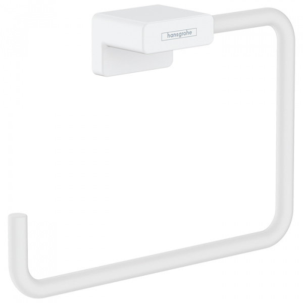 Hansgrohe AddStoris Полотенцедержатель 18.9см., кольцо, цвет: белый матовый