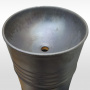 Kerasan Artwork Barrel Раковина 45x90 см, без отв., напольная, слив в стену, цвет: ржавчина