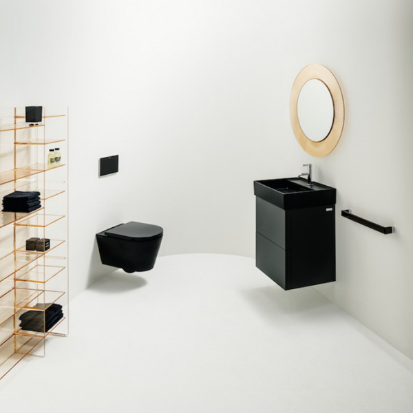 Laufen Kartell Зеркало круглое d=78см, настенное, без подсветки, цвет: медь