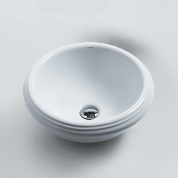 AZZURRA JUBILAEUM Раковина 45х18 см, без отв., цвет: белый