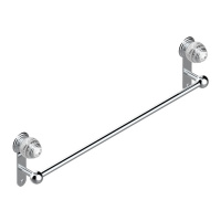 THG Marquise platinum decor Полотенцедержатель 60см., подвесной, декор белый/платина, цвет: хром