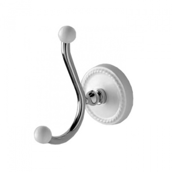 Devon&Devon Dorothy Вешалка-крючок подвесной, цвет: хром/белый