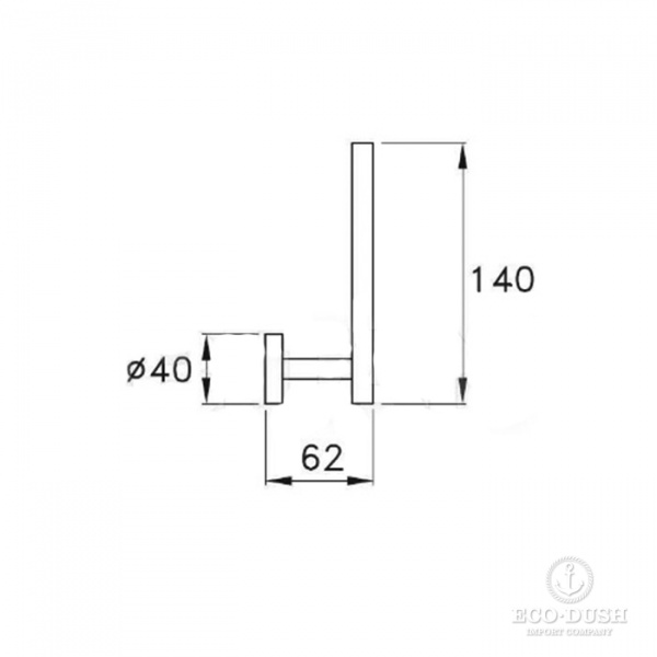 Stella Lucilla Держатель запасного рулона туалетной бумаги, подвесной 1035 цвет: хром