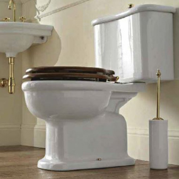 Sbordoni Palladio Унитаз моноблок 42.5х36.5см,, цвет: белый/золото