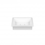 Gessi Eleganza Раковина 56х42 см, без отв., накладная/встраиваемая, без перелива, цвет: белый