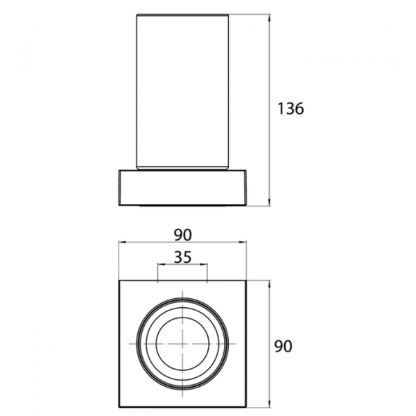 EMCO Liaison Стакан подвесной стекло прозрачное, цвет: хром