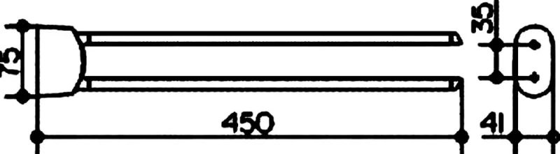 Полотенцедержатель Keuco Elegance new 11618 двойной