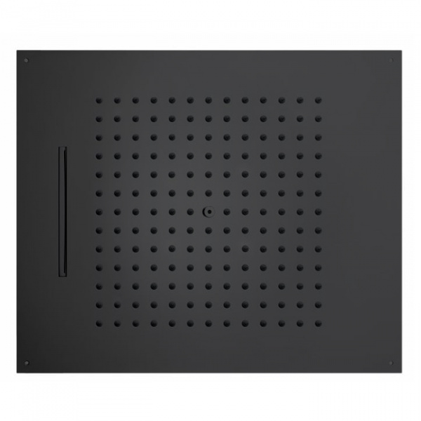 BOSSINI DREAM/2 Верхний душ 570 x 470 мм, 2 режима (дождь, каскад), цвет: черный матовый