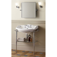 Devon&Devon Boston Консоль 54х50см, с раковиной на 3 отв., цвет: хром