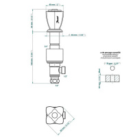 THG Petale De Cristal Rouge Вентиль смесителя для раковины, цвет: полированное золото