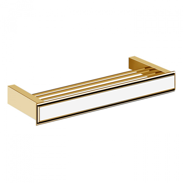 Gessi Eleganza Полочка 30см, подвесной, цвет: шлифованное золото