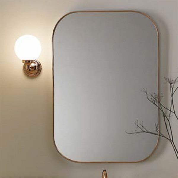 Sbordoni Зеркало прямоугольное настенное 55х80 см, цвет: бронза