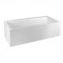 Gessi Rettangolo Ванна отдельностоящая 180х81x55см, цвет: матовый белый