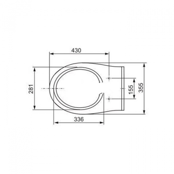 TECE TECEbase Система инсталляции для унитазов 5 в 1, с  унитазом и кнопкой смыва, цвет: белый