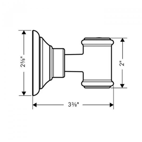 Axor Montreux Держатель душа, цвет: полированное золото