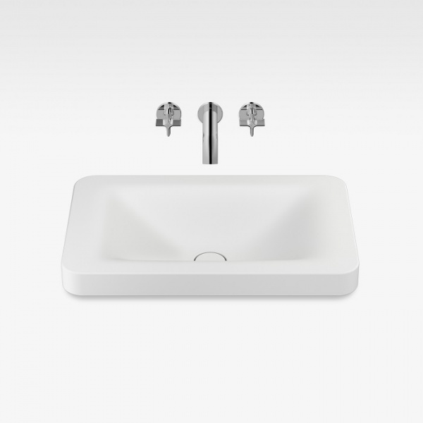 Armani Roca Baia Раковина 66x42 см, без отв., встраиваемая сверху, цвет: off-white