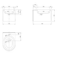 KNIEF Glow Биде подвесное 52x 9x34см, цвет: белый