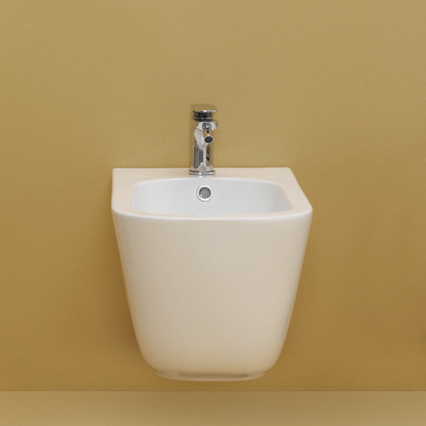 Kerasan Tribeca Биде подвесное 54х35см, c 1 отв под смеситель, c креплением WB9N, цвет: Bianco matt