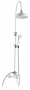 Душевая колонна со смесителем, с фиксированным держателем ручного душа, без ручного и верхнего душа CEZARES MARGOT-C