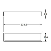 Armani Roca Island Полочка из профиля/полотенцедержатель 53.5см, подвесной, цвет: greige