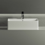 Умывальник чаша накладная прямоугольная Element 590*450*160мм Ceramica Nova белый 