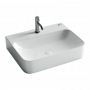 Умывальник AURA с 1 отверстием для смесителя, без перелива 600*470*135мм Ceramica Nova белый CN2001