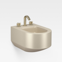 Armani Roca Baia Биде подвесное 56x38x30см с 3 отв. под смеситель, цвет: greige