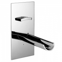 Встраиваемый смеситель для раковины с подсветкой излив Bongio Acquaviva luce, цвет: хром