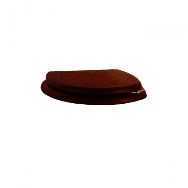 Devon&Devon Blues Сиденье для унитаза из мдф, микролифт, цвет: красное дерево/светлое золото