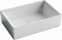 Умывальник чаша накладная прямоугольная Element 590*390*160мм Ceramica Nova белый CN5013