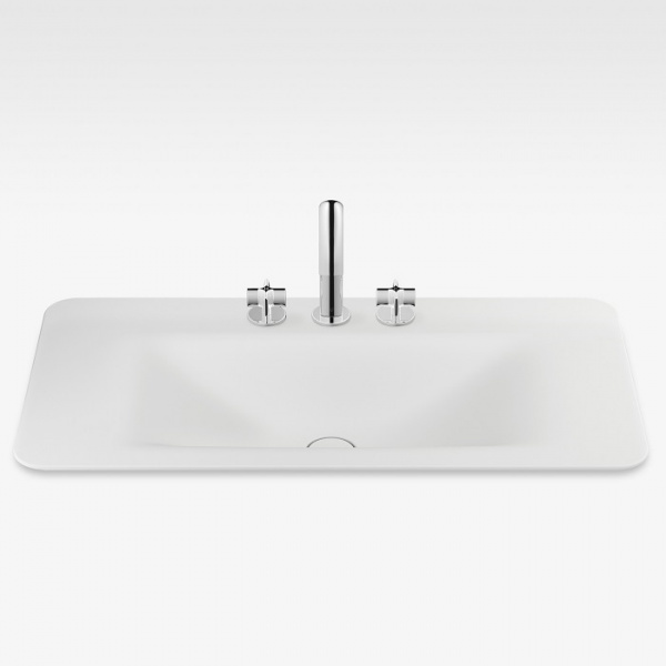 Armani Roca Baia Раковина 90x47 см, 3 отв., встраиваемая сверху, цвет: off-white