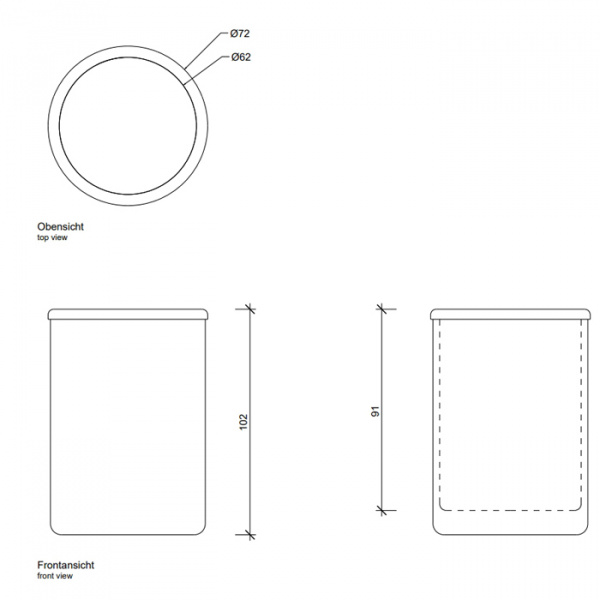 Decor Walther Crack BER Стакан настольный, французское стекло Craquele, цвет: золото
