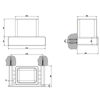 Gessi iSpa Стакан подвесной, цвет: хром/белый
