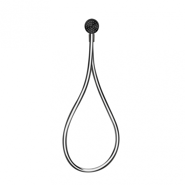 Gessi Hi-Fi Душевой магнитные комплект, состоящий из вывода воды, держателя, шланга 1,50 м и лейки, цвет: Finox