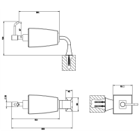 Gessi Mimi Дозатор для жидкого мыла подвесной керамический, цвет: хром/белый