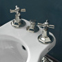 Sbordoni Deco Смеситель для биде на 3 отверстия, цвет: никель
