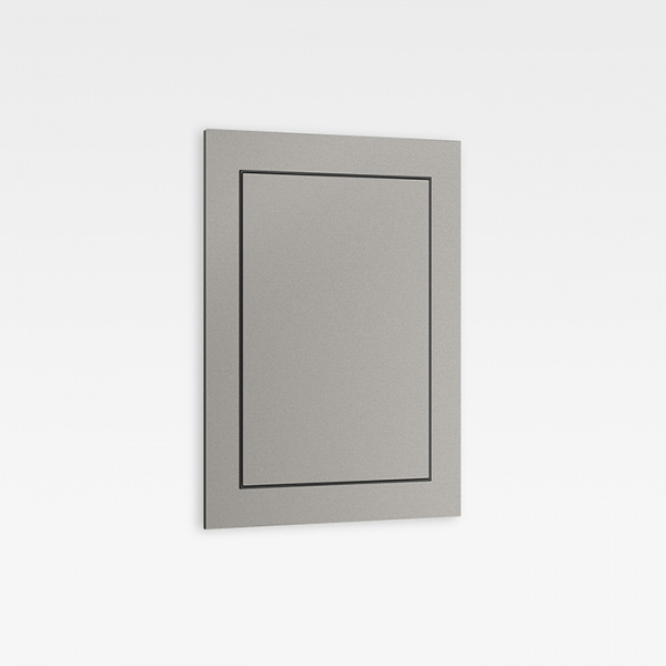 Armani Roca Island Комплект: Выдвижной гидроершик встроенный в шкафчик, шланг 1.4 м, цвет: silver/brushed steel